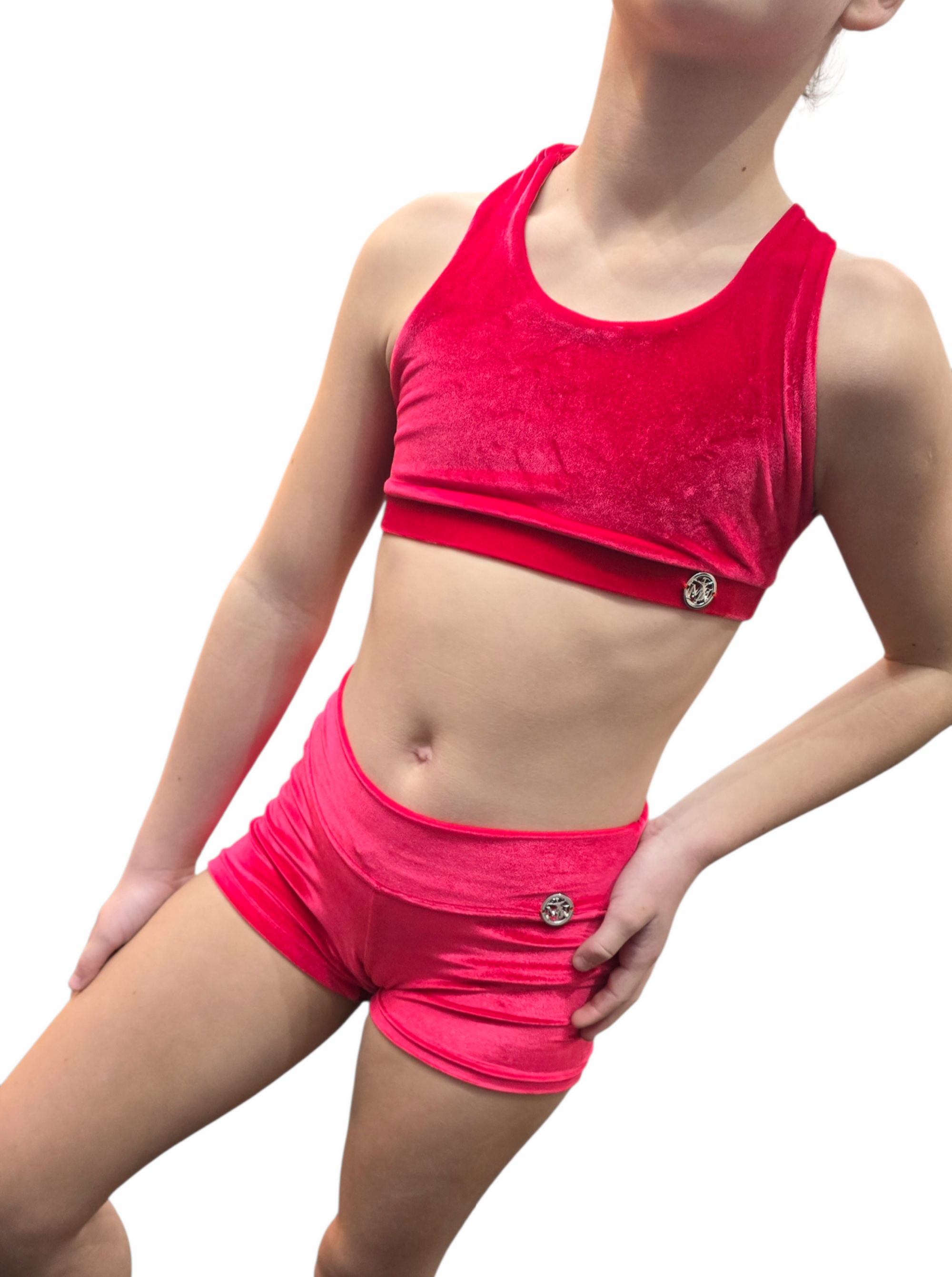 Milla Kids Pole Dance Set – Soft Raspberry Velvet
