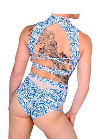 Melitta Pole Dance Set – Matyó-Inspired Elegance with Performance Support