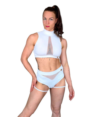 Flóra White Pole Dance Set