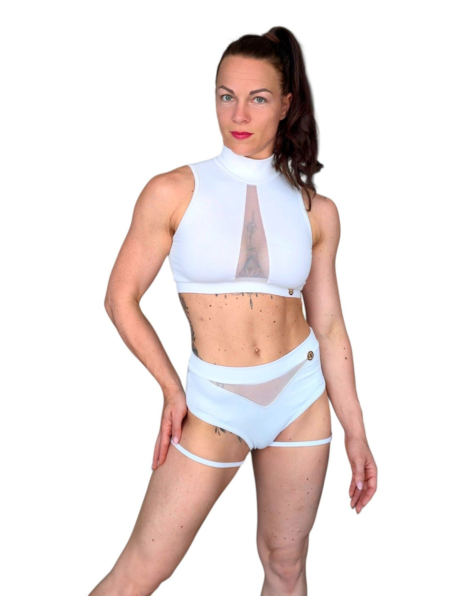 Flóra White Pole Dance Set