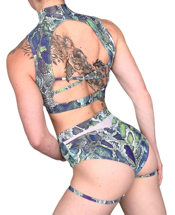 Szabina Snake Print Pole Dance Set – Limited Luxury Edition