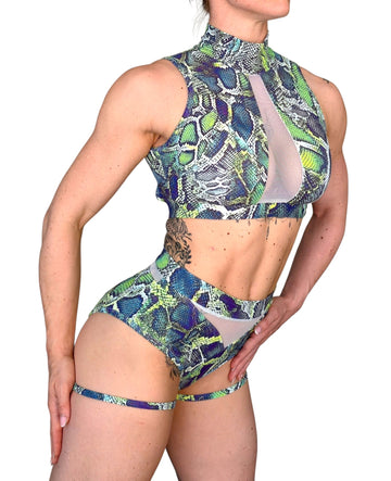 Szabina Snake Print Pole Dance Set – Limited Luxury Edition